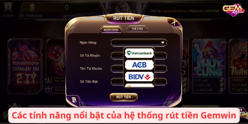 Điều kiện rút tiền gemwin